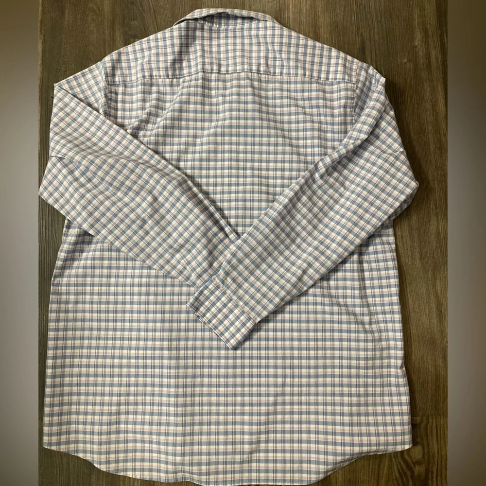 🌟 2/$22‎ 🌟 Van Heusen Flex Standard Fit Stretch Button Down Shirt 17-34/35 XL